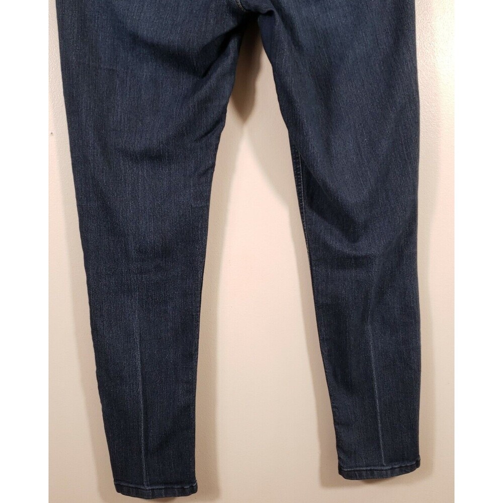 Democracy Jeans Womens 30x25 Size 4 Ab Tech Dark Wash Skinny Stretch Elastic - Picture 3 of 16